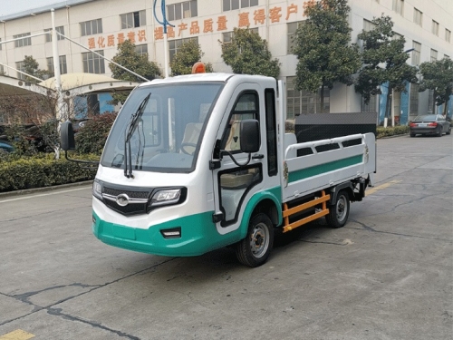 陕西电动环卫车_电动八桶清运车